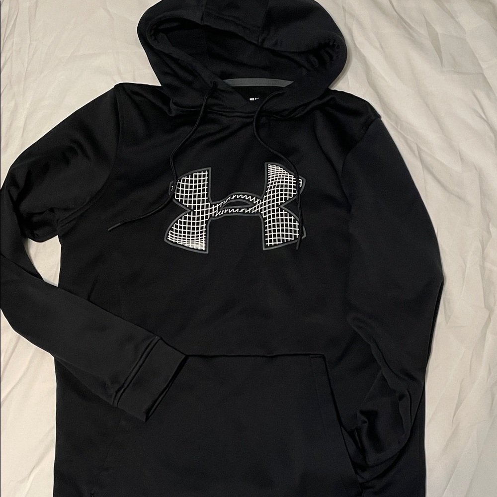 Under Armour Black Pullover with White Logo